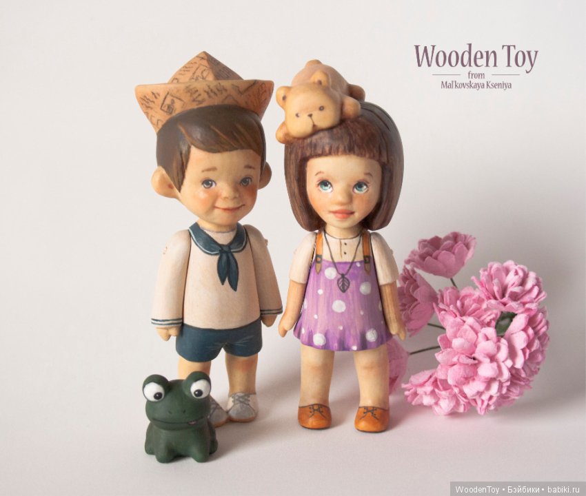Еще немного деревянных малышей (фото 10)