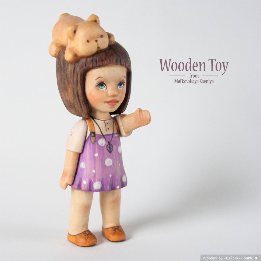 Еще немного деревянных малышей