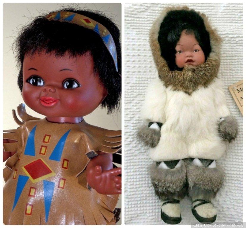 Vintage Indian & Eskimo doll. Часть 2