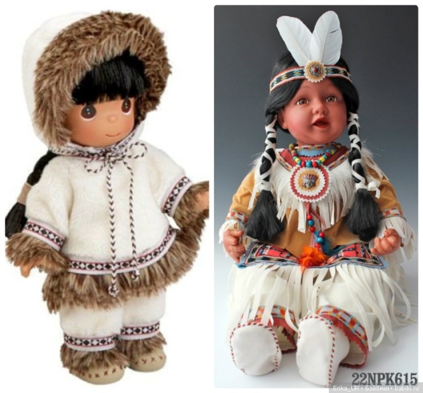 Vintage Indian & Eskimo doll. Часть 2 (фото 8)