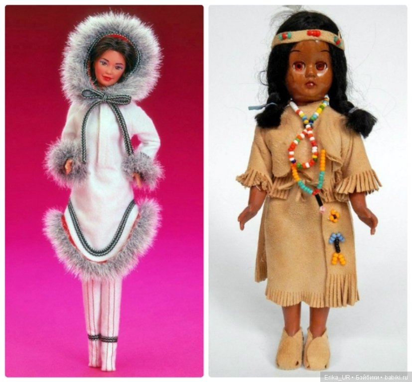 Vintage Indian & Eskimo doll. Часть 2
