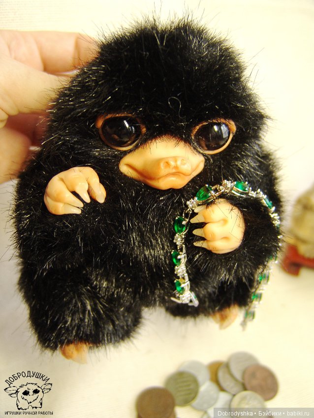 Нюхлер — Игрушки в смешанной технике (мех и глина): Арт (фото 2)