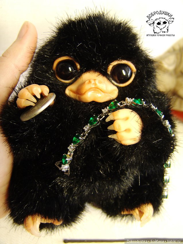 Нюхлер — Игрушки в смешанной технике (мех и глина): Арт (фото 6)