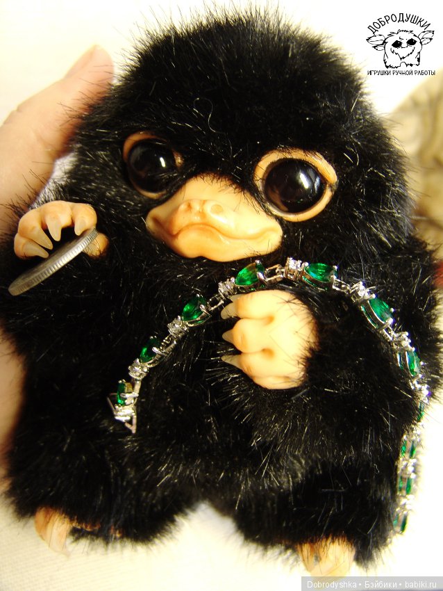 Нюхлер — Игрушки в смешанной технике (мех и глина): Арт (фото 5)