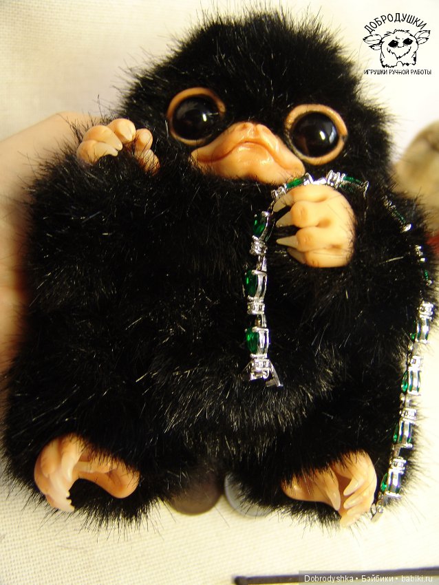 Нюхлер — Игрушки в смешанной технике (мех и глина): Арт (фото 3)