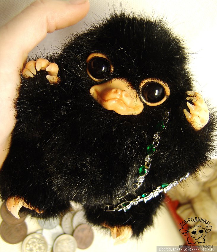 Нюхлер — Игрушки в смешанной технике (мех и глина): Арт (фото 4)