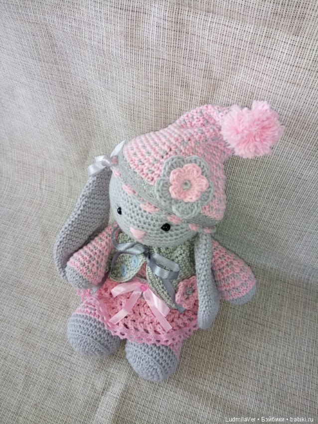 Зайка амигуруми 26 см — Вязаные игрушки и амигуруми: крючком (фото 3)
