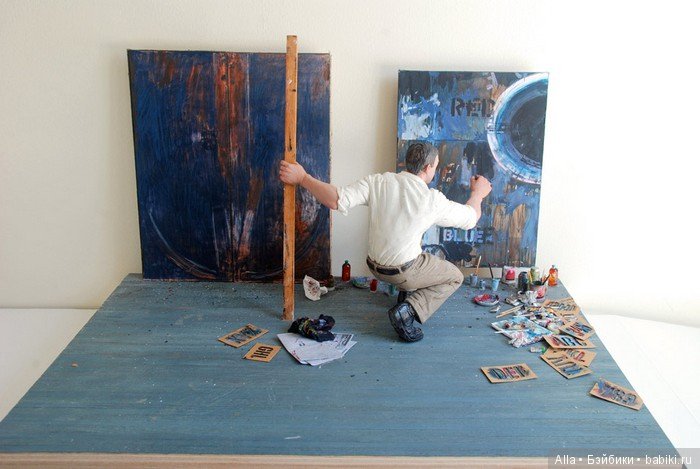 Скульптуры из полимерной глины и смешанных материалов Джо Фига