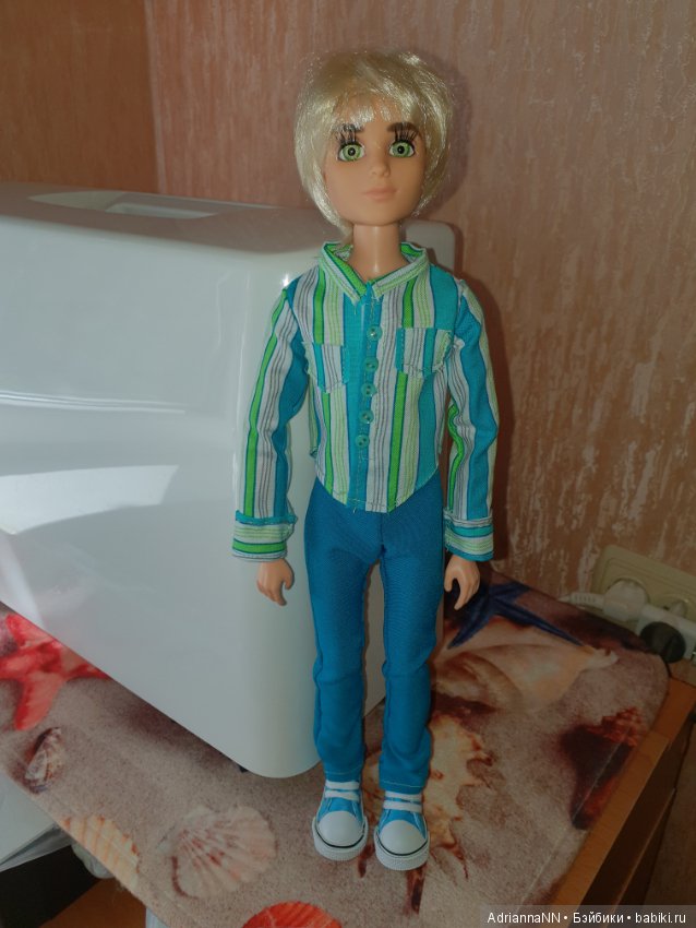 Одеваем Гевина)) Мои пошивушки на кукломальчика Мокси Тинз (фото 2)