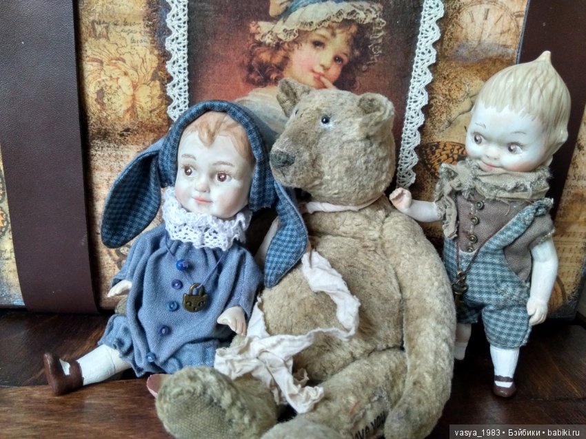 Мои малыши из антикварных деталей (фото 6)