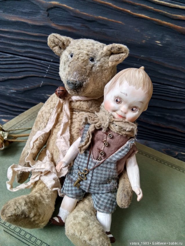 Мои малыши из антикварных деталей