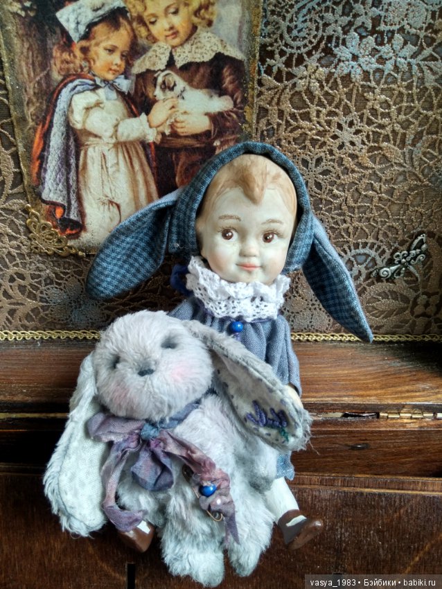 Мои малыши из антикварных деталей (фото 2)