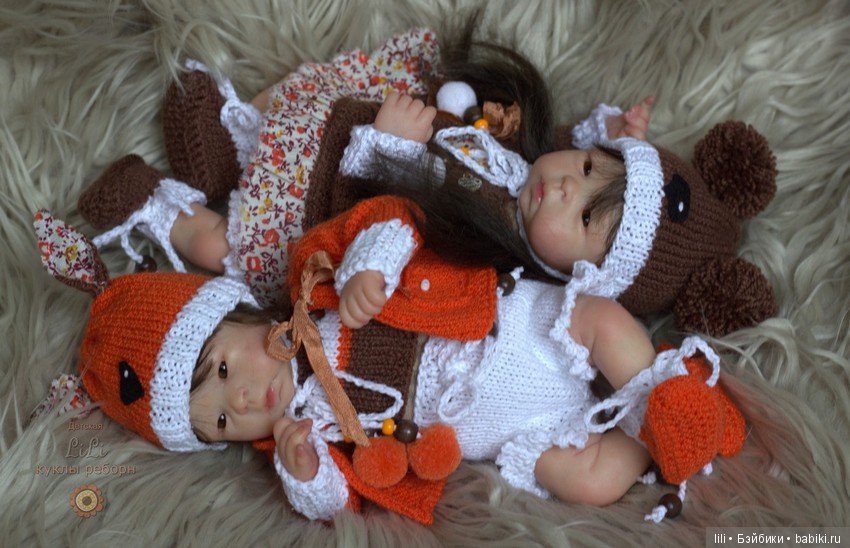 Миники - мишка и лисичка Лилилу