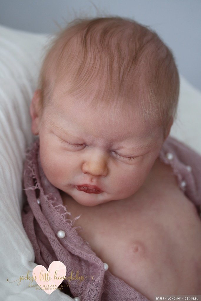 Кукла реборн из молда Jasmine скульптора Wendy Dickison, автор прототипа Jacqueline Kramer (фото 5)