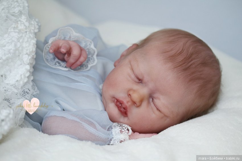 Кукла реборн из молда Jasmine скульптора Wendy Dickison, автор прототипа Jacqueline Kramer (фото 4)