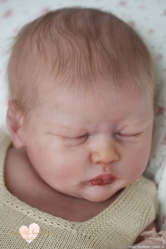 Кукла реборн из молда Jasmine скульптора Wendy Dickison, автор прототипа Jacqueline Kramer