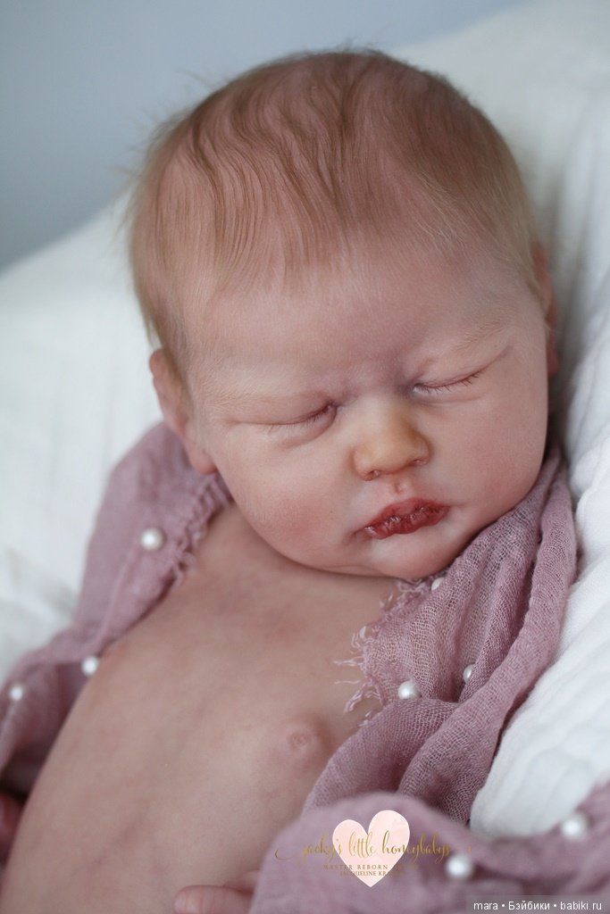 Кукла реборн из молда Jasmine скульптора Wendy Dickison, автор прототипа Jacqueline Kramer (фото 6)