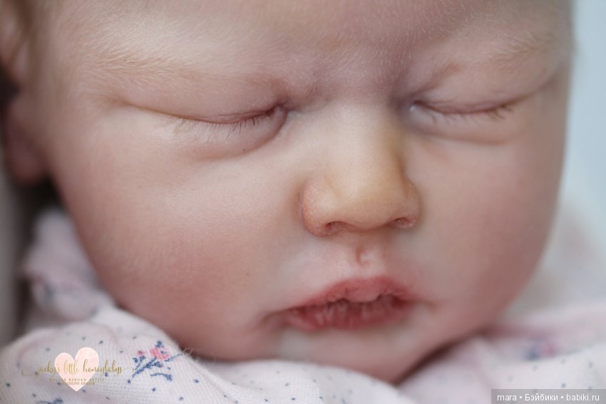 Кукла реборн из молда Jasmine скульптора Wendy Dickison, автор прототипа Jacqueline Kramer