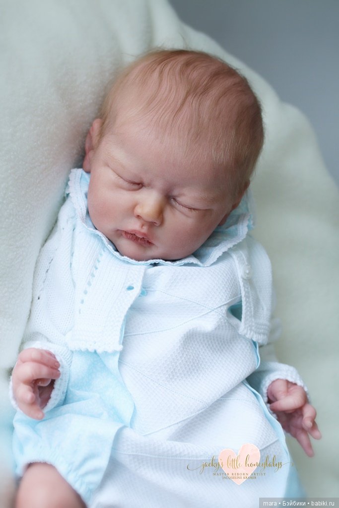Кукла реборн из молда Jasmine скульптора Wendy Dickison, автор прототипа Jacqueline Kramer (фото 7)