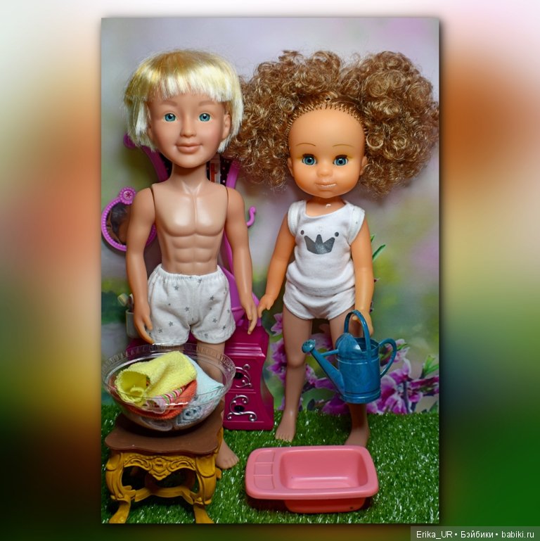 Дачно-водные умывашки — Российские куклы Весна