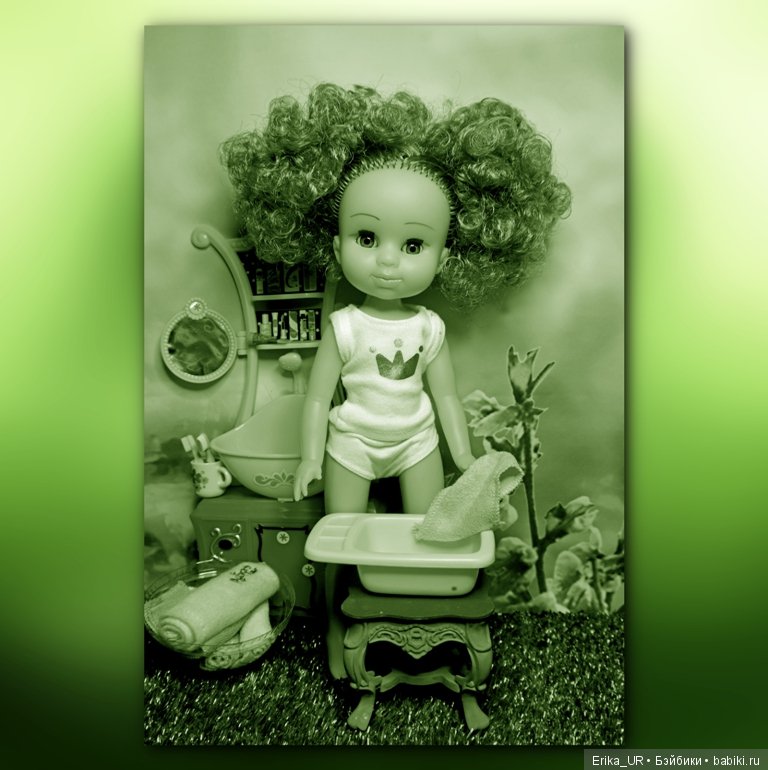 Дачно-водные умывашки — Российские куклы Весна (фото 8)