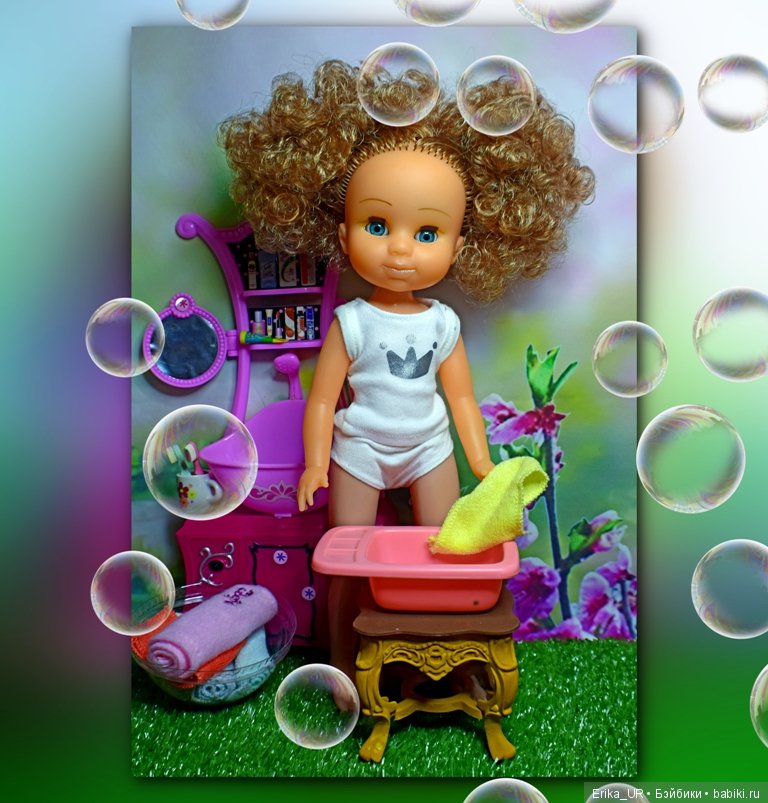 Дачно-водные умывашки — Российские куклы Весна (фото 7)