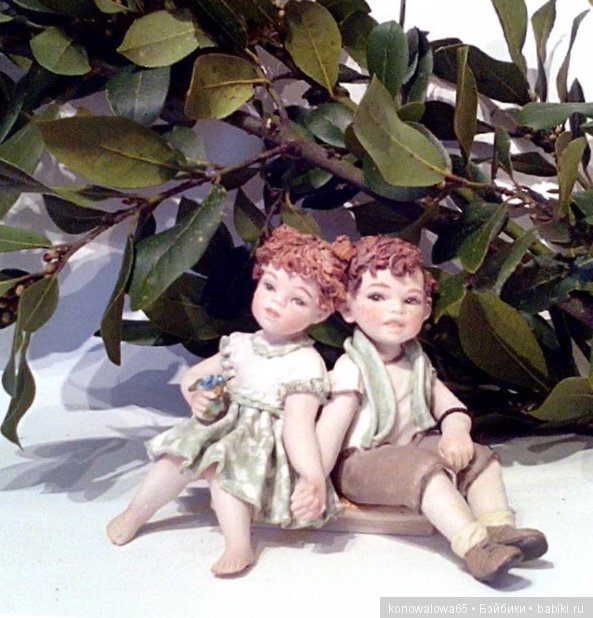 Итальянские фарфоровые куклы Сибания