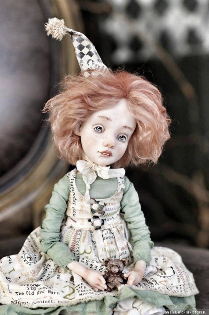 Художественная кукла Елены Оплаканской