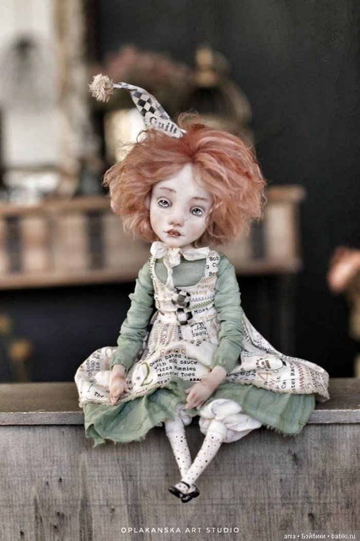 Художественная кукла Елены Оплаканской