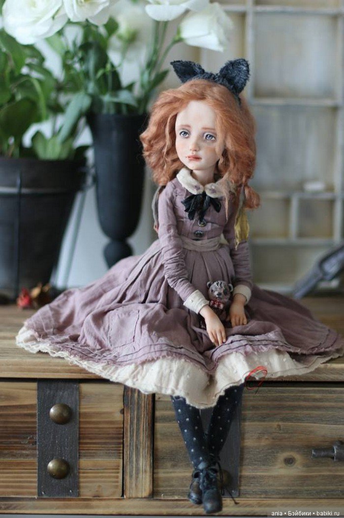Художественная кукла Елены Оплаканской