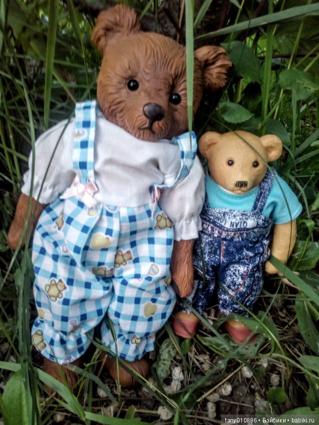 Мишки на прогулке — Куклы Heidi Ott (Хайди Отт): Швейцария (фото 6)