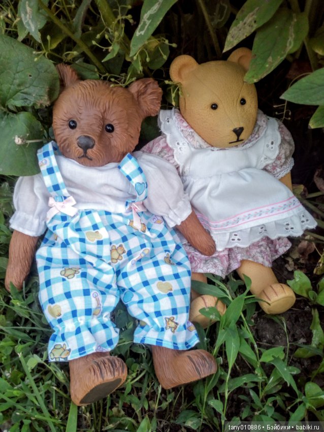 Мишки на прогулке — Куклы Heidi Ott (Хайди Отт): Швейцария (фото 9)