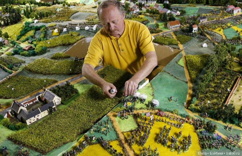 Битва при Ватерлоо в миниатюре