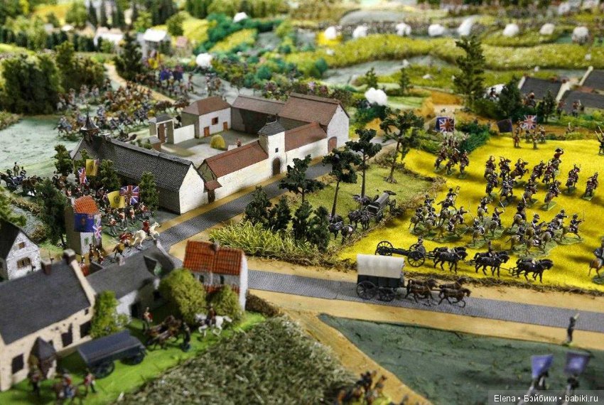 Битва при Ватерлоо в миниатюре
