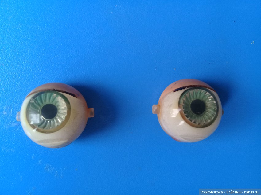 Глазки пупса ГДР — Ремонт кукол СССР и ГДР (немок): чернота (фото 3)