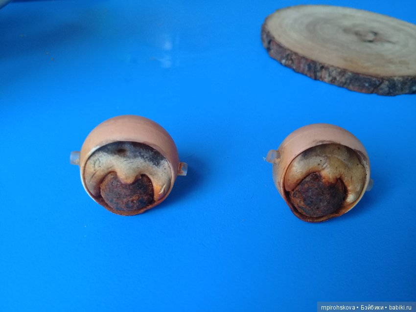 Глазки пупса ГДР — Ремонт кукол СССР и ГДР (немок): чернота (фото 2)