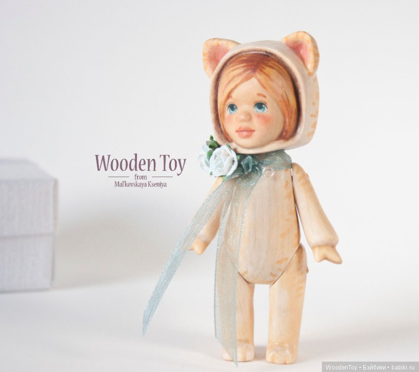 Мяу, здравствуйте — Авторские куклы из дерева (фото 6)