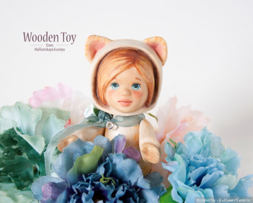 Мяу, здравствуйте — Авторские куклы из дерева (фото 2)