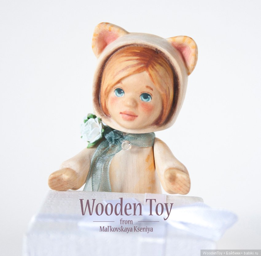 Мяу, здравствуйте — Авторские куклы из дерева (фото 8)