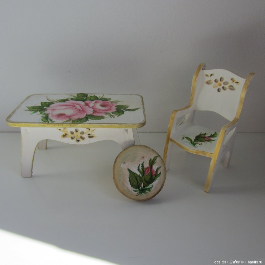 Декупаж — Мебель для кукол и домиков: фото