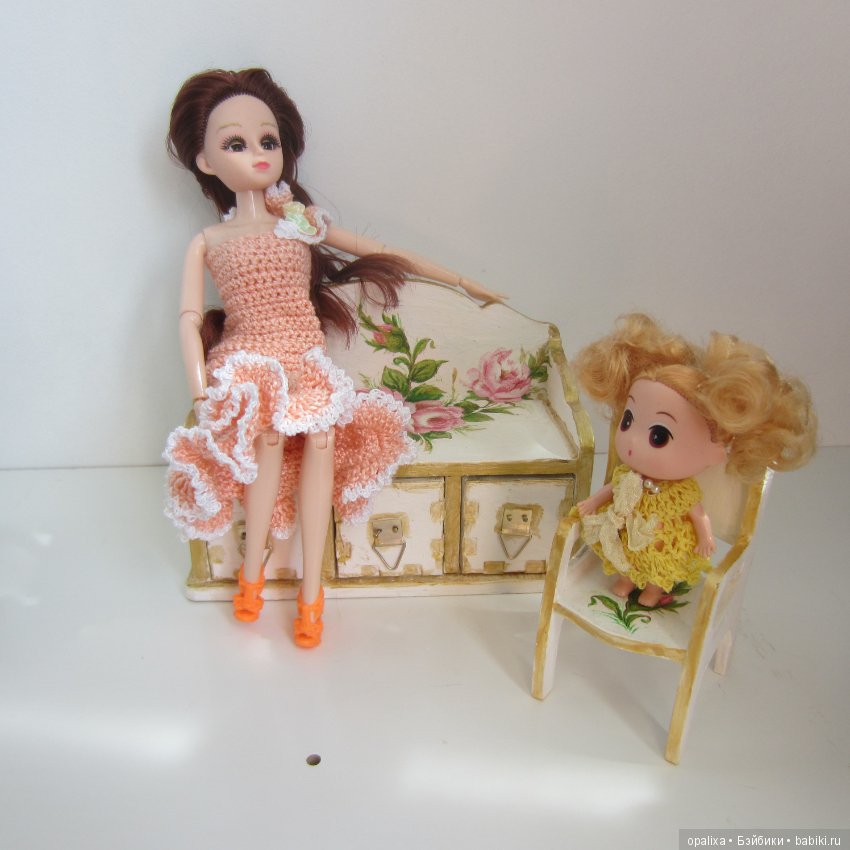 Декупаж — Мебель для кукол и домиков: фото