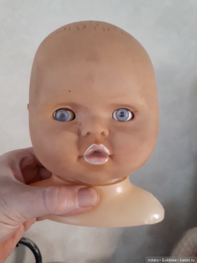 Ремонт куклы Саша — Ремонт кукол СССР и ГДР (немок): чернота (фото 3)