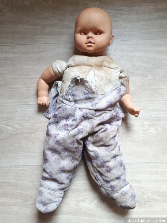 Ремонт куклы Саша — Ремонт кукол СССР и ГДР (немок): чернота (фото 2)