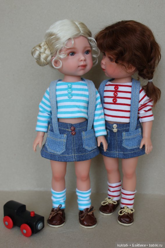 Маруся и Сонечка, ООАК куклы Карлотты от Vestida de Azul (фото 2)