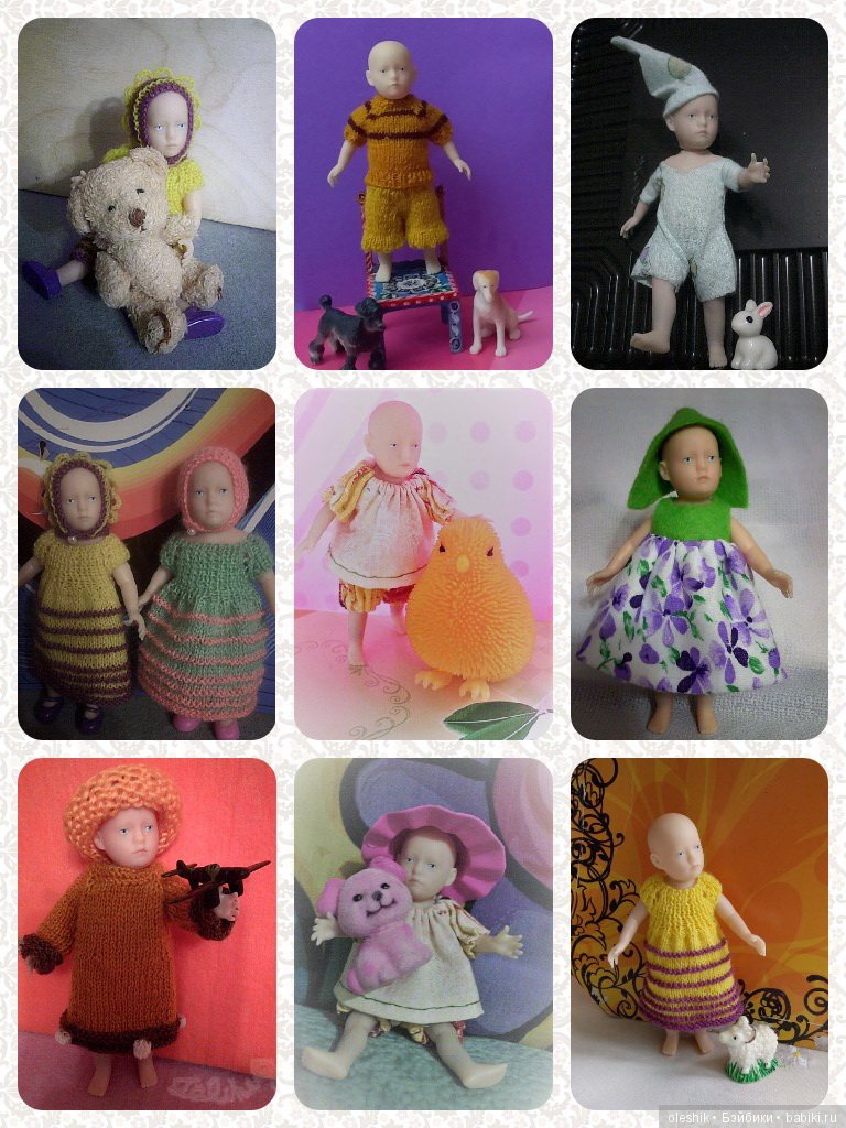 Разноцветный Минимир — Куклы Минимир (Minimir): Пупсы 7 и 11 см