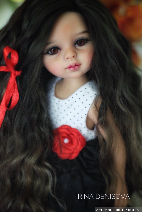 Брюнеточка Кармен — ООАК Paola Reina (Паола Рейна) и испанских кукол: перерисовка (фото 2)