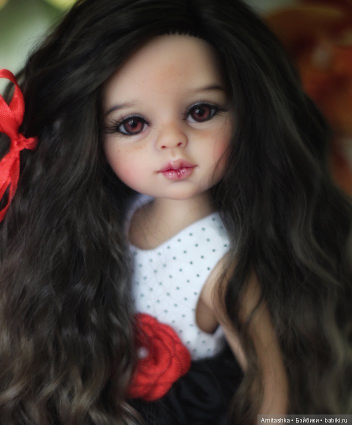 Брюнеточка Кармен — ООАК Paola Reina (Паола Рейна) и испанских кукол: перерисовка (фото 5)