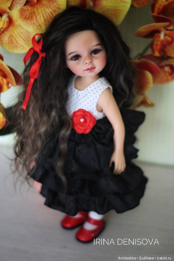 Брюнеточка Кармен — ООАК Paola Reina (Паола Рейна) и испанских кукол: перерисовка (фото 3)