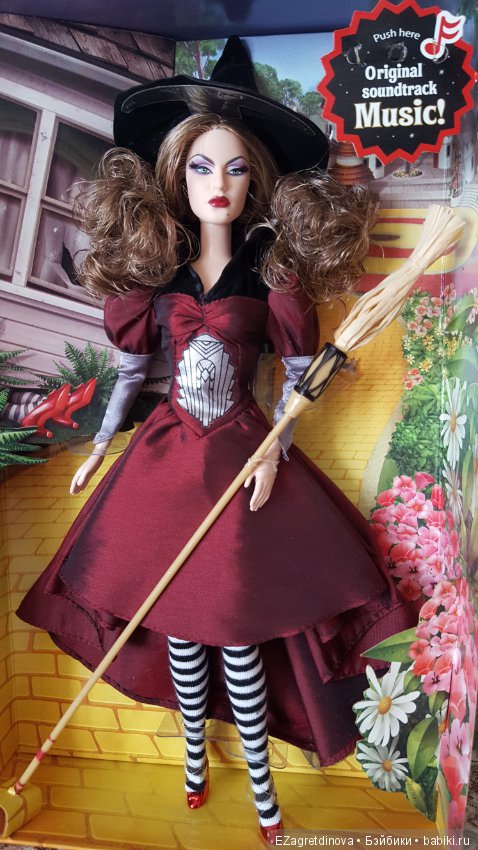 Барби Волшебник из страны Оз Злая Ведьма Востока. 2009 год (фото 2)