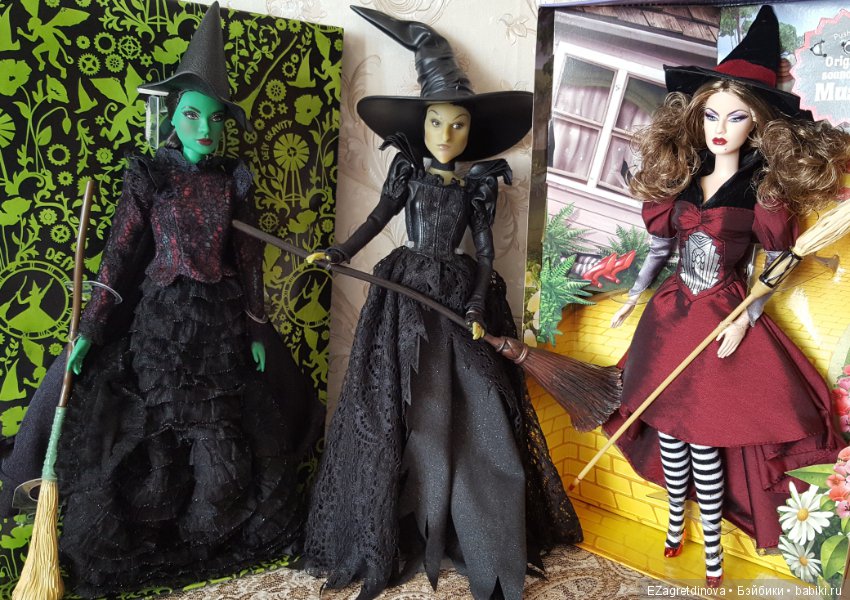 Барби Волшебник из страны Оз Злая Ведьма Востока. 2009 год (фото 8)